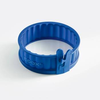 coox Кръгла форма за тарт, киш или пай coox с порцеланова основа - Ø12 см - синя (coox 1617-311)