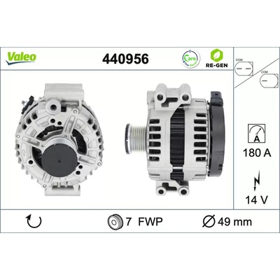 VALEO Alternátor VALEO RE-GEN REMANUFACTURED VA 440956