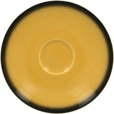 RAK Porcelain Podšálek kulatý 17 cm, žlutá RAK-LECLSA17NY