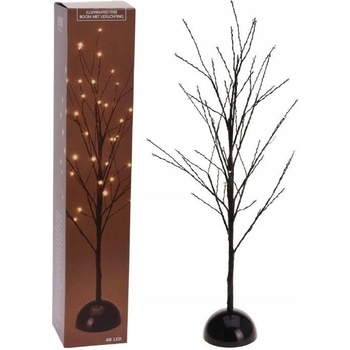 H&S Decoration H&SImitáciaácie Vianočný stromček 48 LED čierny 60cm Vianočné modernéImitáciaácie
