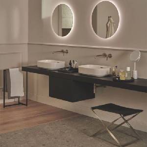 Ideal Standard Atelier Linda-X стенен умивалник с 3 отвора за смесител, лъскаво бял, 60 см (T498901)