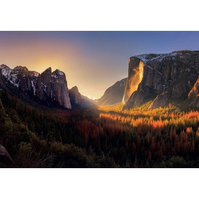Postershop FototapetaYosemite Firefall rozměry 368 x 254 cm