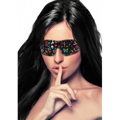Ouch! Printed Eye Mask Old School Tattoo Style Shots