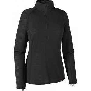 Patagonia Дамско синтетично термобельо Patagonia Women's Capilene Thermal Weight Zip Neck Synthetic base layer - Black (114-1116-0112)