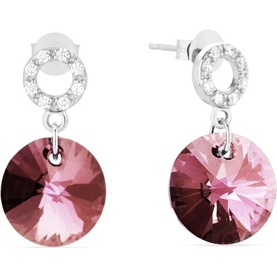 Spark se Swarovski Elements penízek Antique Pink 13390