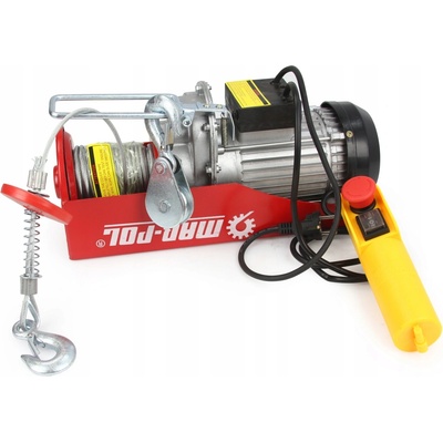 Elektrický lanový naviják Mar-Pol 400/800 kg 12 m 1300 W