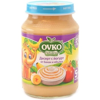 Bebelan пюре банани и ябълки с йогурт - 190 г