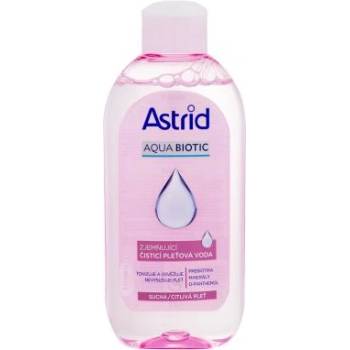 Astrid Aqua Biotic Softening Cleansing Water 200 ml омекотяваща почистваща вода за суха и чувствителна кожа за жени