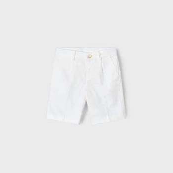 Mayoral Бермуди лен suiting в цвят сметана за мини момче Майорал