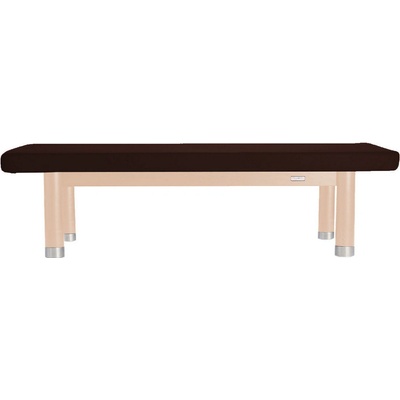 Clap Tzu Luxusní thajské masážní lehátko AMBRA Thai Barva čalounění: PU čokoládová (chocolate) Doplňky: bez doplňků Barva konstrukce: lakovaný buk 202 x 115 cm 60 kg 13 barev