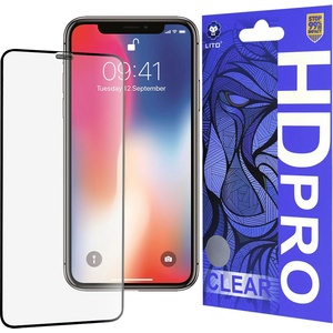 LITO Протектор за iPhone X / iPhone XS / iPhone 11 Pro - Lito HD Pro Pro Clear - Черен