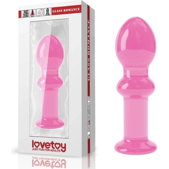 Image 1 of Стъклен анален разширител, 11, 5см. - Glass Romance Pink (LVTOY00587)