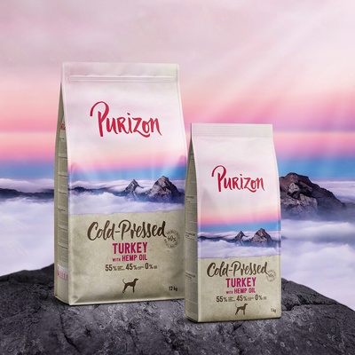 Purizon Coldpressed morčacie s konopným olejom 12 kg