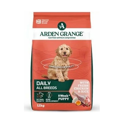 Arden Grange Puppy & Junior Chicken 24 kg 2 x 12 kg