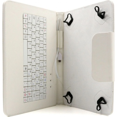 C-TECH PROTECT NUTKC-04W obal pre 9 7-10 1 FlexGrip klávesnica biele