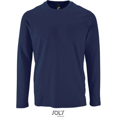 Sol's tričko Imperial LSL Men dlouhý rukáv pánské Navy french