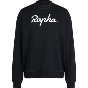 Rapha Мъжки пуловер Rapha Cotton Sweatshirt Jumper - Black / Black (017-3621-0112)