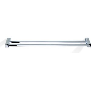 DECOR WALTHER Закачалка на релса за кърпи Corner двойна 80 см хром (0560500)