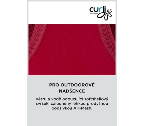 CURLI Postroj pre psov so sponou Softshell
