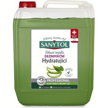 Sanytol dezinfekční hydratující mýdlo zelený čaj & aloe vera 5 l