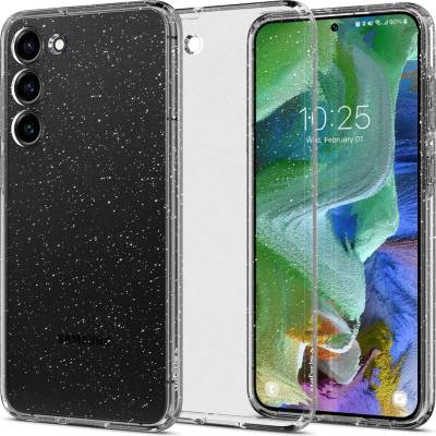 Spigen Гръб Spigen Liquid Crystal Glitter за Samsung Galaxy S23 Plus - Прозрачен с блясък