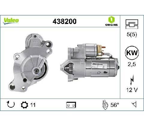 Startér VALEO 438200