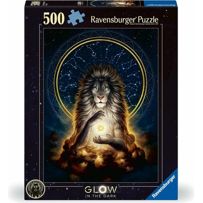 RAVENSBURGER Svietiace Žiariaci lev 500 dielov
