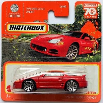 Matchbox 1994 Mitsubishi 3000GT červené