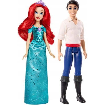 Hasbro Disney Princess Arielka Malá morská víla + Mattel Princ Eric