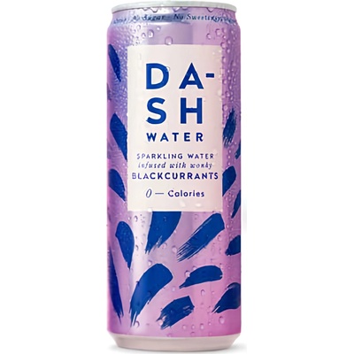 DASH Perlivá voda černý rybíz 330 ml