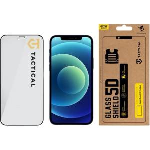 Tactical iPhone 12 Pro / 12 TACTICAL GLASS SHIELD 5D екранен протектор стъкло 5D, 9H, BLACK 2454061 (2454061)