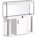 Diversa Comfort LED akvarijní set vypouklý hliník bílý 240 l