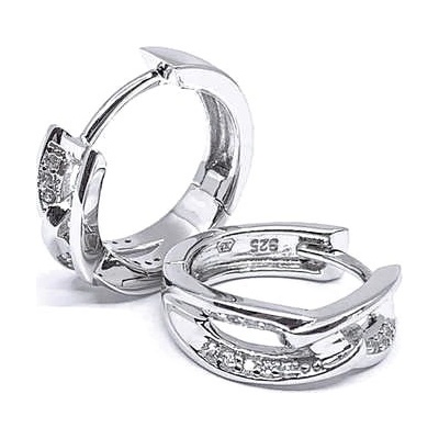 Jan Kos jewellery stříbrné náušnice MHT-3074/SW00