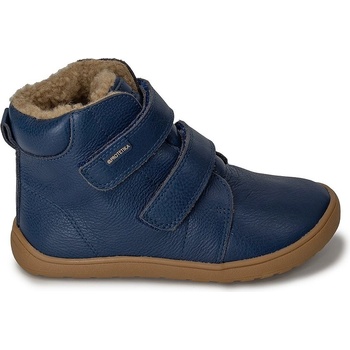Protetika chlapecké zimní barefoot boty DARYK NAVY, PRO-tex modrá