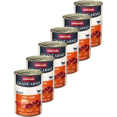 Animonda Gran Carno Adult hovädzie & kuracie 6 x 400 g