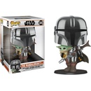 Funko Pop! Star Wars The Mandalorian Mandalorian with Baby Yoda 25 cm Super Sized