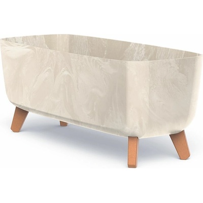 PROSPERPLAST Kvetináč GRACIA CASE BETON EFFECT 58cm pískový