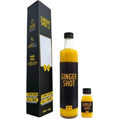 Ginger Shot 1x 500 ml + 1 x 60 ml v dárkové krabičce