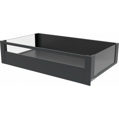 Cemux H Box SLIM vnitřní skleněné bočnice antracit H167/500 mm čelní panel