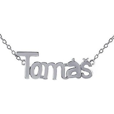 SILVEGO Strieborná retiazka s menom Tomáš JJJ2236N-Tomas