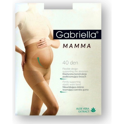 Gabriella 109 Mamma 40 den punčochové kalhoty béžová – Zboží Dáma