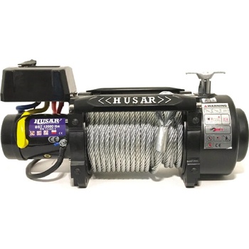 HUSARWINCH Naviják Husar Winch BST 12000 EN 14492-1, 24V, Ocelové lano