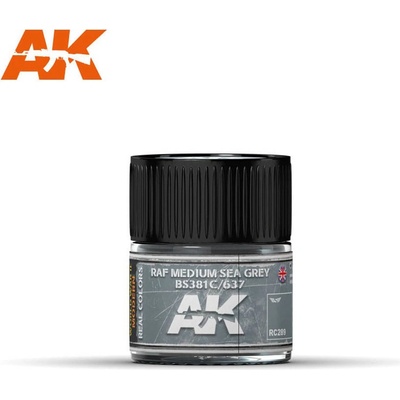 AK Real Colors RAF Medium Sea Grey Bs381C/637 10 ml.