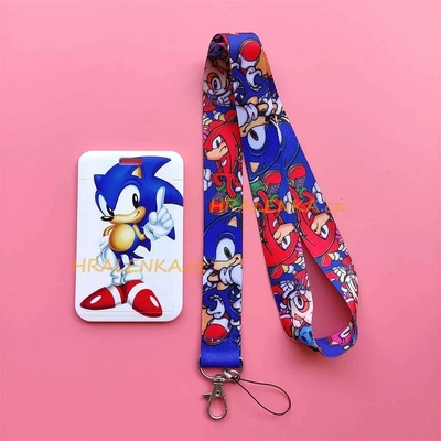 Šňůrka na krk s cedulkou Sonic the Hedgehog