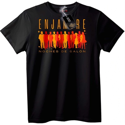 NOONEBRAND Тениска Enjambre Бални Нощи - L, Black
