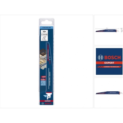 Bosch List do pily ocasky S 1156 XHM Expert Multi Material 10 ks 2608900393