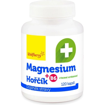 Wolfberry Magnesium + B6 120 kapslí