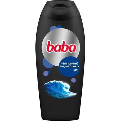 Baba Мъжки Душ Гел Морски Минерали 400ml + Подарък Книга за занимания Baba Pancsimesék - на унгарски език (Baba Pancsimesék Foglalkozató füzet) (8717644966594)