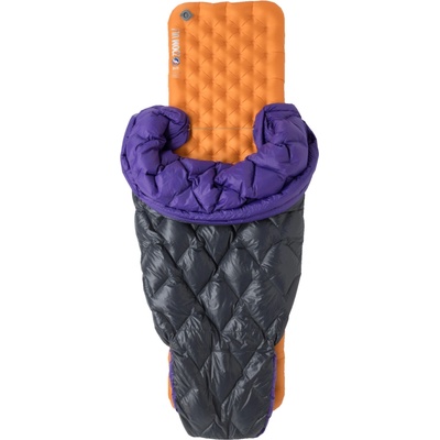 quilt Big Agnes Fly Creek UL Zip Quilt 50 regular čierna/fialová