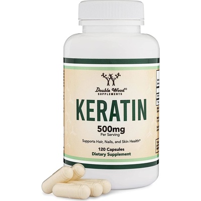 Double Wood Supplements Кератин 250 mg 120 капсули | Double Wood (00797 DW)